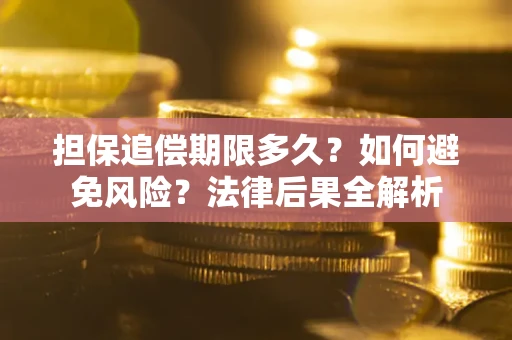 济南担保追偿期限多久？如何避免风险？法律后果全解析