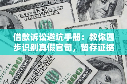 济南借款诉讼避坑手册：教你四步识别真假官司，留存证据不踩雷