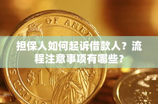 济南担保人如何起诉借款人？流程注意事项有哪些？